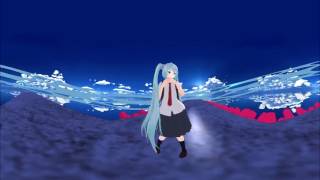 【積乱雲グラフティー】ryosupercellfeat 初音ミク【360°3DVR】 injected