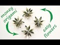 EASY Money FLOWERS Origami Dollar Tutorial DIY Folded No glue and tape