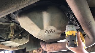 4l80e Chevy G3500 transmission fluid/filter change. Skoolie maintenance.
