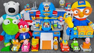 99 Minutes of Satisfying ASMR Unboxing | Adorable Pororo Transformation Police Headquarters Set