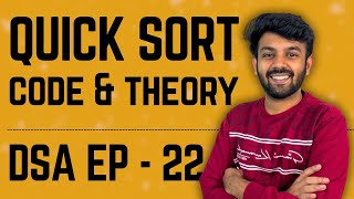 Quick Sort Algorithm | Data Structures & Algorithms | Ep-22 DSA Mastery | code io - Tamil