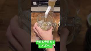 [#家飲み]疲れたサラリーマンムーブ #ハイボール #松屋