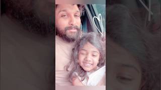 Allu Arjun with his sweet 🥰 Daughter 😍♥️#lovestatus #alluarjun #shorts #viral #trending #short