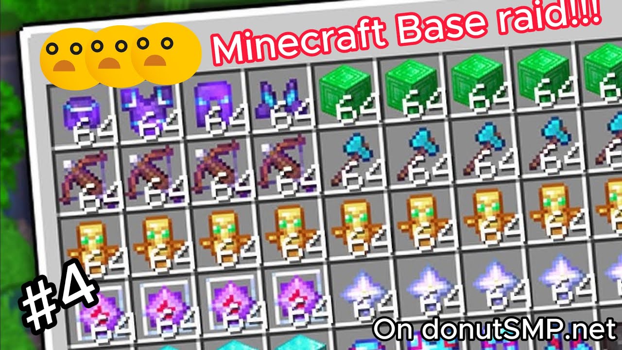 Donutsmp Base Raid 4 Minecraft Youtube