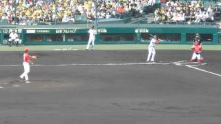 H26.10.11　広島×阪神　CS第1戦目  1回裏　ﾋﾟｯﾁｬｰ：前田健太　甲子園