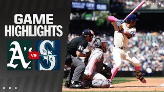 A's vs. Mariners Game Highlights (5/12/24) | MLB Highlights