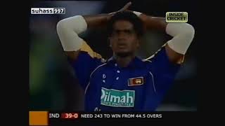 Sehwag destroys Sri lanka   26 runs in an over  4,4,6,4,4,4Extended HIGHLIGHTS