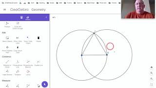 Construct Equilateral Triangle using GeoGebra