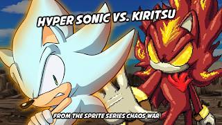 Sonic Sprite Animation - Hyper Sonic vs Chaos Beast Kiritsu