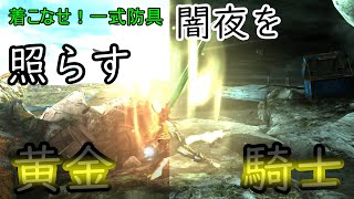 【MHXXゆっくり解説・実況】黄金騎士一式を着こなしたい！【着こなせ！一式防具】