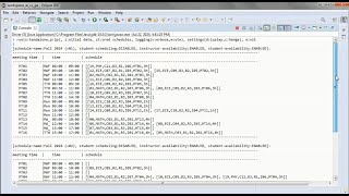 Class Scheduling + Genetic Algorithm + JAVA - Prototype Project 08 (public version)