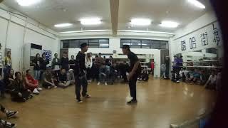 20171117 嘻哈街舞社社內盃 16強 Lil Luke vs 暐翔