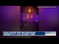 real or fake realistic house fire halloween decor scares neighbors into calling 911