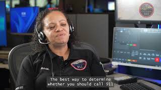 Calling 911 vs the non-emergency line