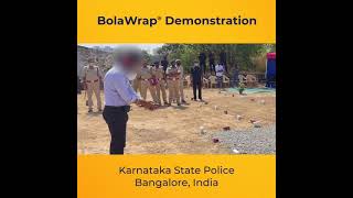 BolaWrap Demonstration: Karnataka State Police in Bangalore, India