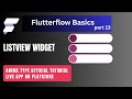 FlutterFlow ListView Widget Tutorial | Display Dynamic Lists with Firebase