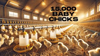 Revolutionizing Chicken Farming: 15,000 Baby Chicks And High Tech Water Systems