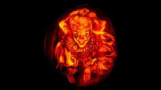 "Pennywise... the dancing clown!" A time lapse of my 2020 pumpkin carving.