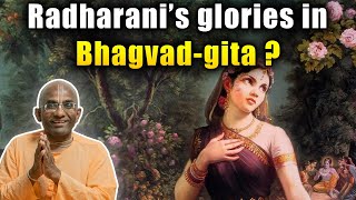 Radharani's glories in Bhagavad-Gita