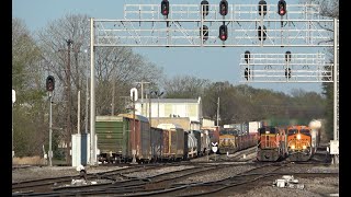 Memphis Junction Action Featuring UP/BNSF/CN 04/01/21