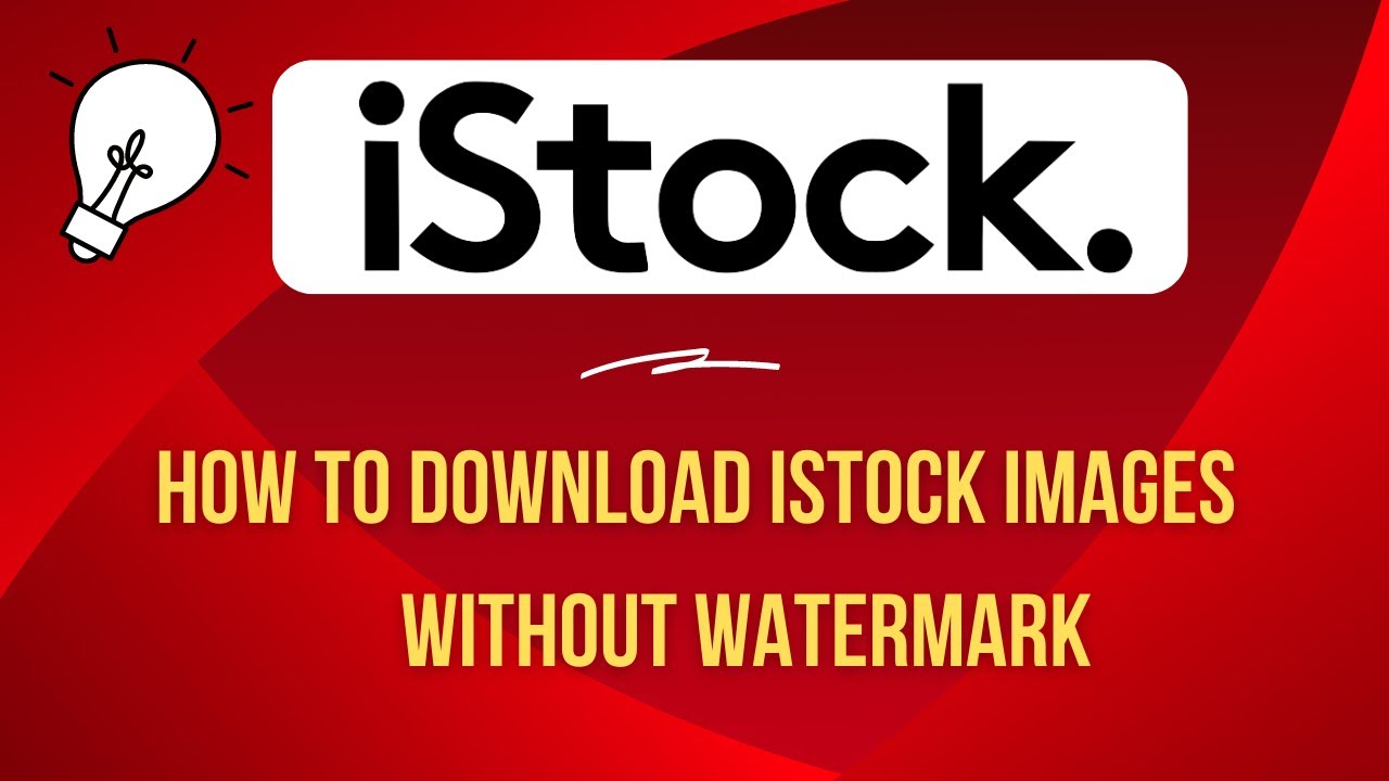 How To Download Istock Images Without Watermark - 2022 - YouTube