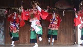 恵比寿神社春季大祭2019　瓜生田神楽保存会『鹿児弓』