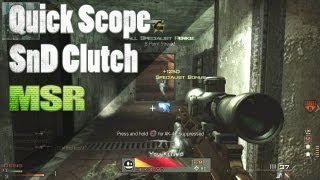 MW3 | Quick Scoping Search and Destroy Clutch / Streak on Bootleg and a Quick Update!