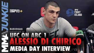 Alessio Di Chirico has no fear of Joaquin Buckley | UFC on ABC 1 media day interview