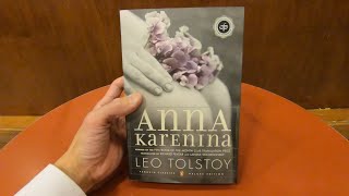 ANNA KARENINA LEO TOLSTOY BOOK CLASSIC BOOKS CLOSE UP AND INSIDE LOOK