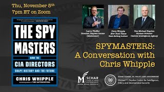 Spymasters: A Conversation with Chris Whipple