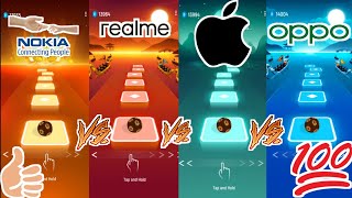 Tiles hop - Nokia vs realme vs iphone vs Oppo - @Smashgaming0 #nokia #realme #iphone #oppo