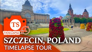 Szczecin, Poland, European City - Time Lapse Travel Tour - 2022 4K