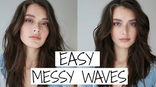 Easy Messy Waves Hair Tutorial | Jessica Clements