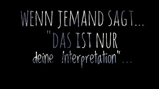 That's just your interpretation! / Das ist nur deine Interpretation (Ligon Duncan)