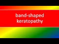 band-shaped keratopathy