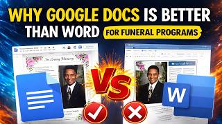 Why Google Docs Is Better Than Word For Funeral Programs?