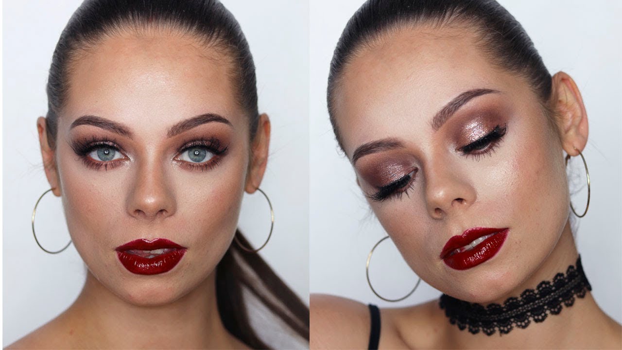 Christmas Glam Makeup Tutorial Youtube