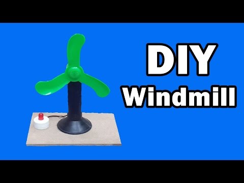 How to Make a Mini Windmill at Home - Free Energy Generator How to Make a Mini Windmill at Home - Free Energy Generator