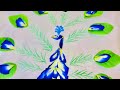 Peacock from leaves and flowers | leaf art peacock | leaf craft peacock |  #shortvideo