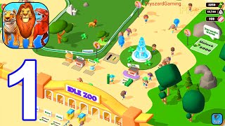 Zoo Keeper Idle - Gameplay Walkthrough Part 1 Poppy Monster,Cat,Lion (iOS,Android Gameplay)