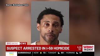 Suspect in I-59 homicide arrested