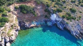 NAXOS ISLAND from above