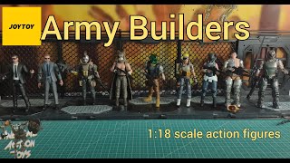 JoyToy 1:18 scale action figure army builders numbers 16-24.