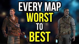 EVERY ZOMBIES MAP RANKED WORST TO BEST (WAW-BO4)