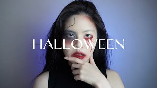 แต่งหน้าลุค ฮาโลวีน👻🎃 (Halloween Makeup) | PitchAom