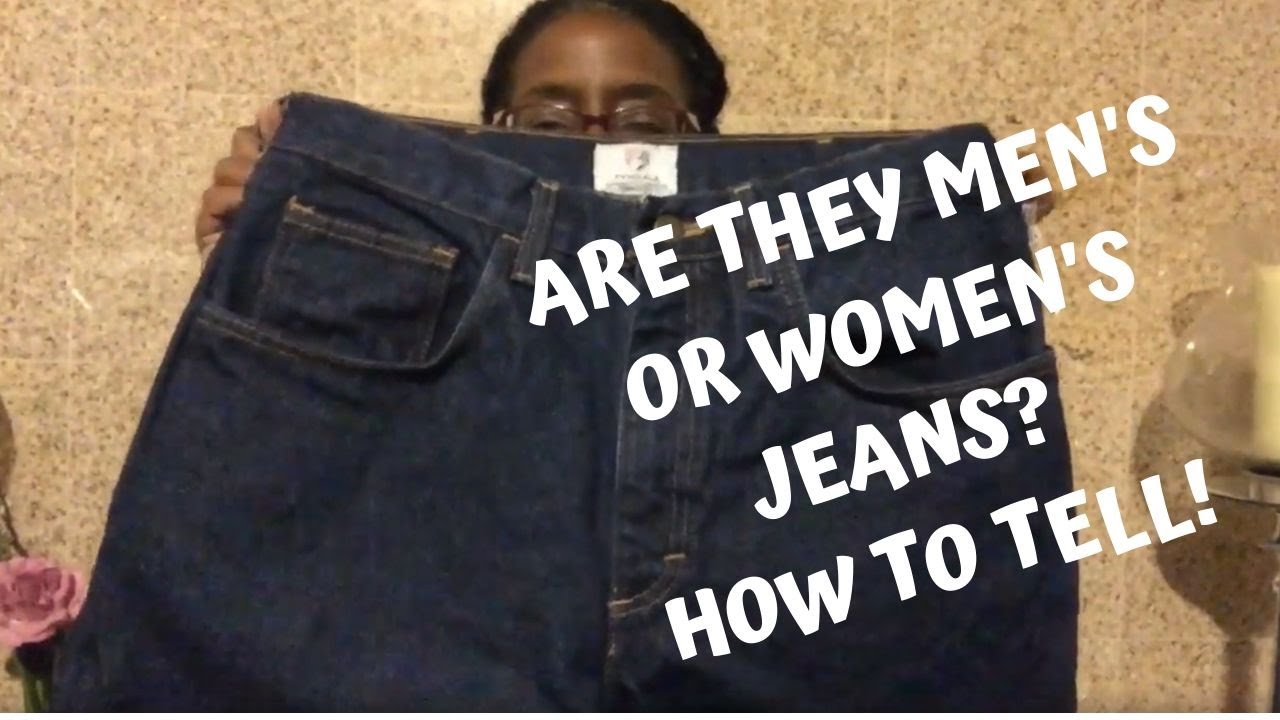 HOW TO TELL MEN'S AND WOMEN'S JEANS APART | Advice For Resellers - YouTube