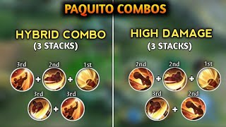 TOP 2 BEST PAQUITO COMBOS TUTORIAL | LEARN HOW TO USE THESE COMBOS | MLBB