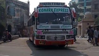 Konark Express dearting from berhampur:-01:00 pm, Berhampur to Gunupur.