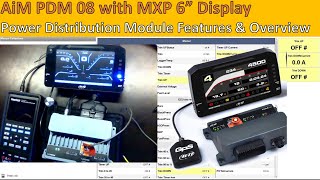 AiM PDM08 with MXP 6\