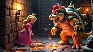 Bowser Jr. Kidnaps Peach, Mario enters the Nintendo Switch to save Her